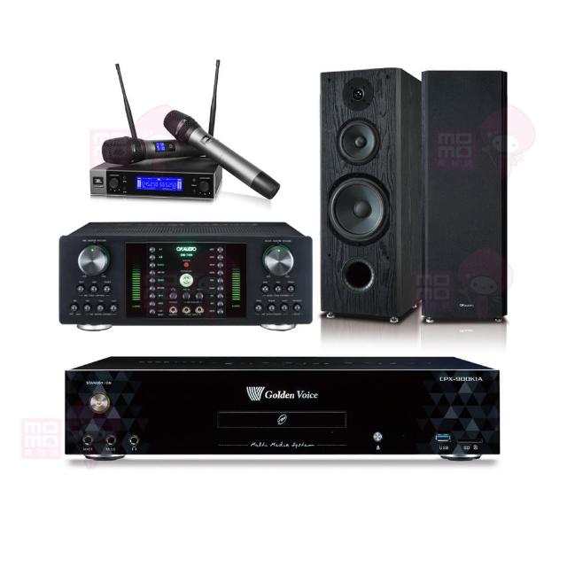 【金嗓】CPX-900 K1A+DB-7AN+JBL VM200+FNSD OK-901B(4TB點歌機+擴大機+無線麥克風+落地式喇叭)