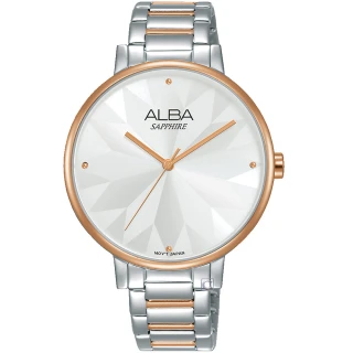 【ALBA】雅柏 Fashion 菱格紋時尚腕錶-VJ21-X144KS   母親節(AH8571X1)