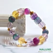 【Naluxe】螢石 轉運珠設計款開運手鍊(夢幻千層色 螢石轉運珠 增加創意 提昇專注力)