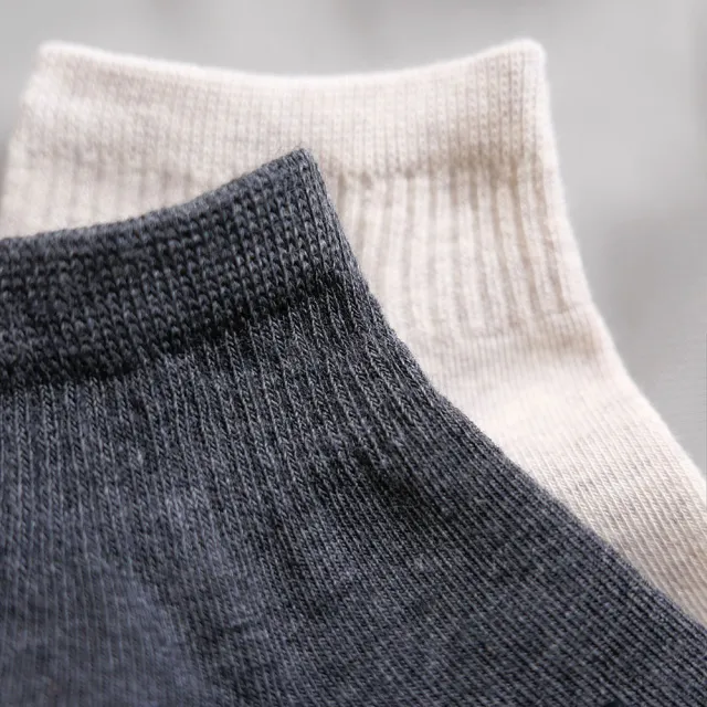 【哈囉喬伊】韓國襪子 微長素色加大短襪 男襪 M42(正韓直送 型男必備 棉襪 短襪 船型襪)