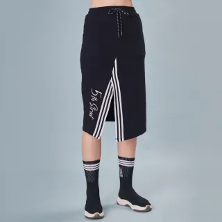 【5th STREET】女裝 長裙 針織裙 黑色(980033)