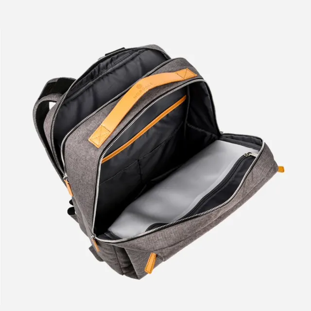 【Nordace】Siena灰色極簡功能性旅行背包書包(適合日常通勤和旅行)