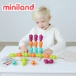 【西班牙Miniland】ECO彩虹熊分類排序訓練64入(STEM玩教具/顏色認知/邏輯思考/西班牙原裝進口)