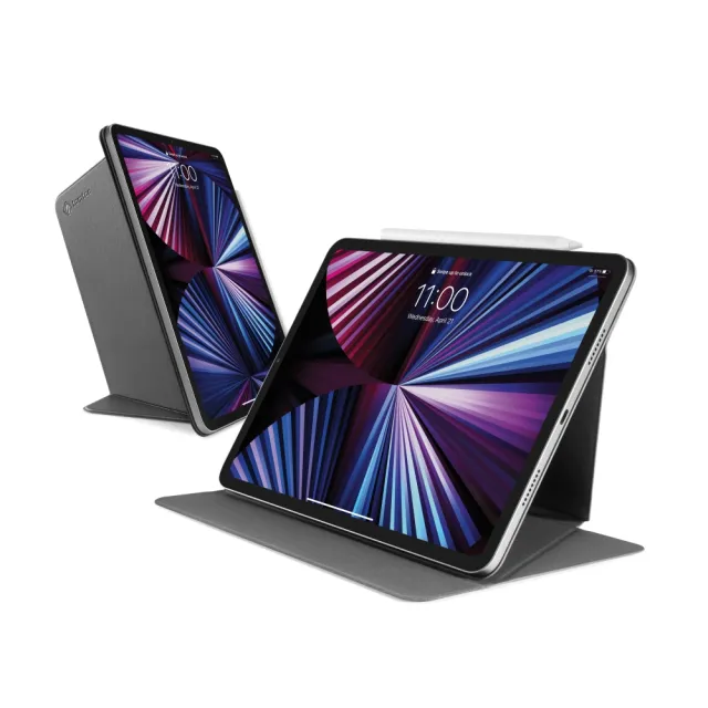 【Tomtoc】磁吸雙面夾 黑 適用於10.9 吋iPad Air /11吋iPad Pro2021-2024(M2 M4適用 平板保護套)