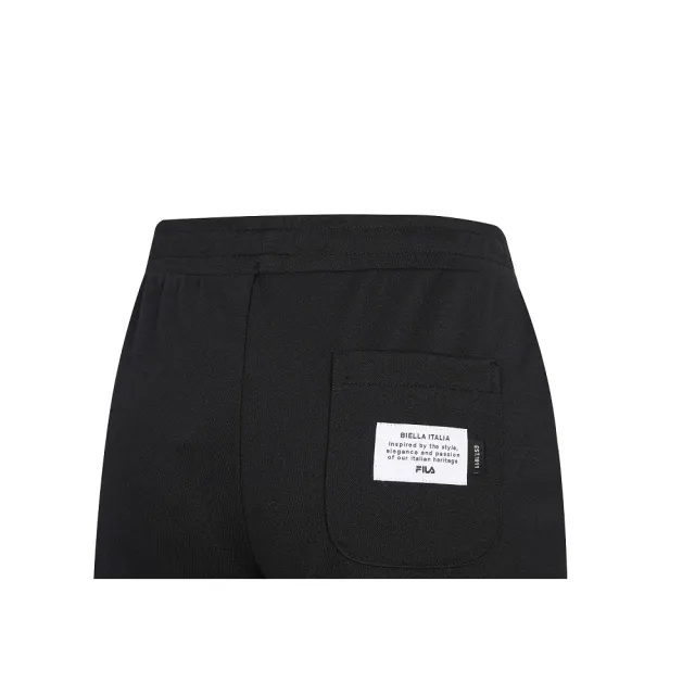 【FILA官方直營】女吸濕排汗針織短褲-黑色(5SHX-5468-BK)