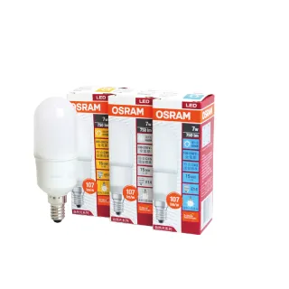 【Osram 歐司朗】4入組 LED燈泡 7W 白光 黃光 自然光 E14 全電壓 小晶靈 球泡燈 雪糕燈