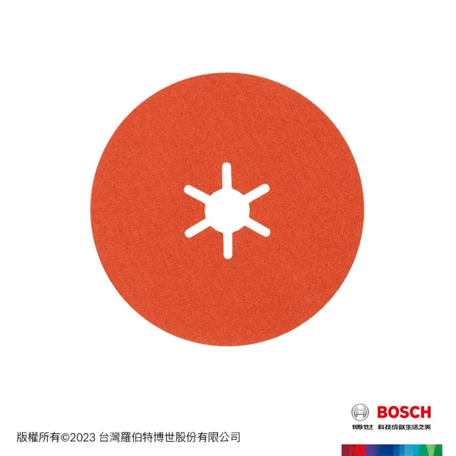 【BOSCH 博世】超耐久棱晶磨片 100mm #80_25片(R 782)