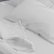 【AnD HOUSE 安庭家居】天絲40支-加大床包枕套組-米白色(透氣柔滑/夏天/50%萊賽爾纖維)