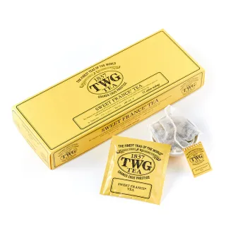 【TWG Tea】手工純棉茶包 蜜糖法蘭西茶 15包/盒(Sweet France Tea ;綠茶)