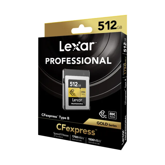 Lexar 雷克沙】Professional CFexpress Type B Gold Series 512G記憶卡