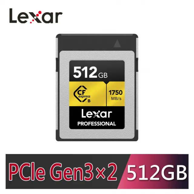 Lexar 雷克沙】Professional CFexpress Type B Gold Series 512G記憶卡