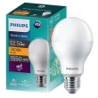 【Philips 飛利浦】12.5W 超極光真彩版 LED燈泡 12入組(白光/自然光/黃光★新版綠盒)