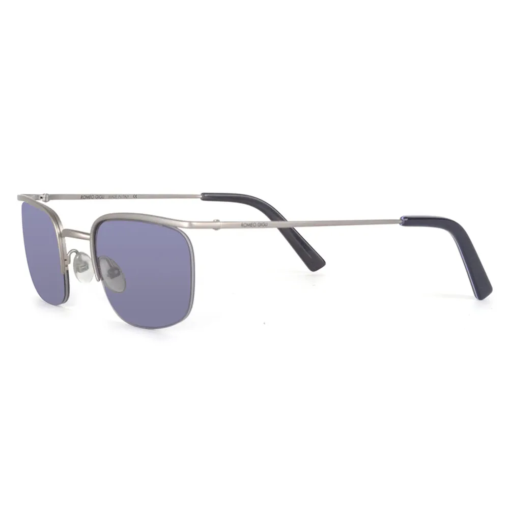 【Romeo Gigli】義大利品牌金屬上框造型太陽眼鏡(黑-RG221-CM1)