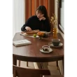 【橙家居·家具】/預購/盧森堡系列胡桃木摺疊餐桌 LSB-B5117(售完採預購 摺疊餐桌 實木 餐桌 折疊圓桌)
