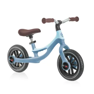 【GLOBBER 哥輪步】法國 GO BIKE ELITE AIR 充氣胎平衡滑步車-銀河系灰藍(滑步車、學步車、平衡車、滑板車)