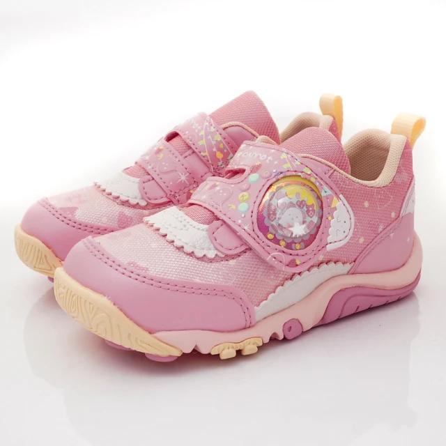 【MOONSTAR 月星】櫻桃家-玩耍速乾公園系列機能運動鞋(CRC23414粉-16-19cm)