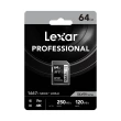 【Lexar 雷克沙】Professional 1667x SDXC UHS-II 64G記憶卡 SILVER 系列