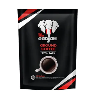 【Kopi Tubruk Gadjah】印尼式經典黑咖啡 3袋組(7gx20包/袋)