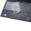 【Ezstick】Lenovo ThinkPad E14 Gen5 奈米銀抗菌TPU 鍵盤保護膜(鍵盤膜)