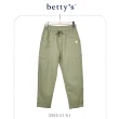 【betty’s 貝蒂思】腰鬆緊抽繩剪裁口袋休閒褲(共二色)