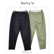 【betty’s 貝蒂思】腰鬆緊抽繩剪裁口袋休閒褲(共二色)