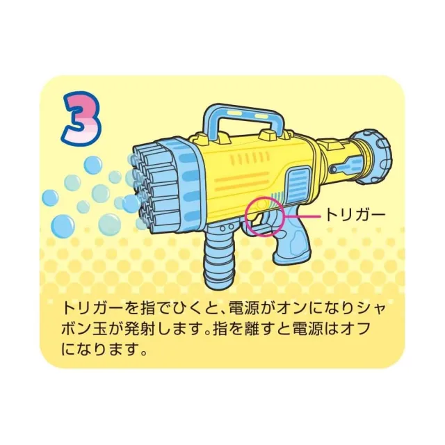 【台隆手創館】日本DEBIKA 32孔火箭筒連續泡泡槍