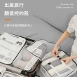 【OUAISI 歐艾思】旅行收納七件組 大容量行李箱數字分類收納袋 防水盥洗包鞋袋(旅行收納包)