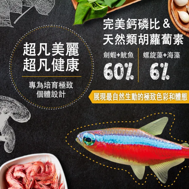 【鮮蝦食譜】挑嘴燈魚＆小型熱帶魚-全天然蛋白魷魚大蒜蝦肉堡330ml(燈魚飼料 小型魚飼料 小魚飼料)