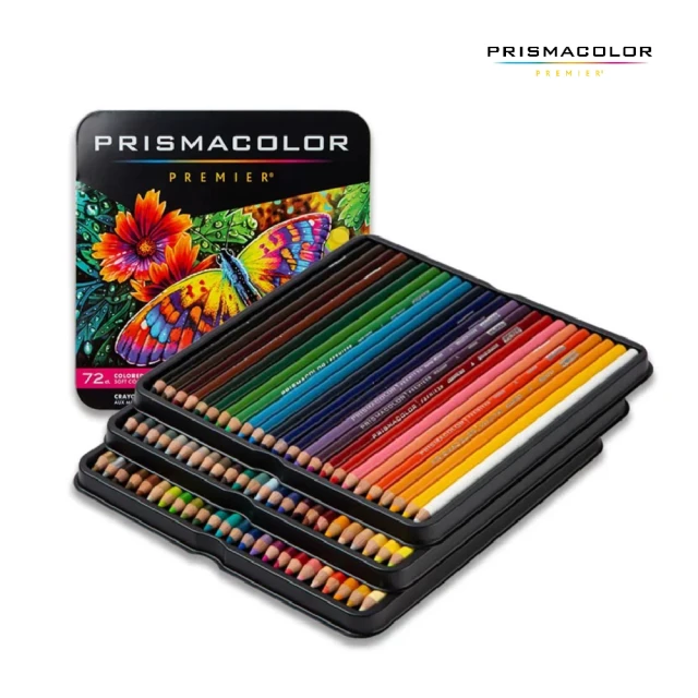 霹靂馬prismacolor 頂級油性色鉛筆72色盒裝(色鉛筆專用橡皮擦1入)