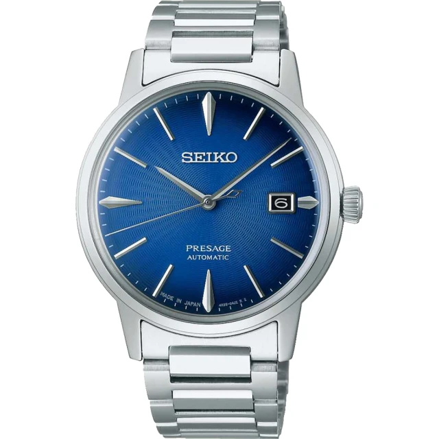 SEIKO 精工 Presage東京懷舊飛行調酒機械表款 男錶39.5mm(SRPJ13J1/4R35-05E0B)