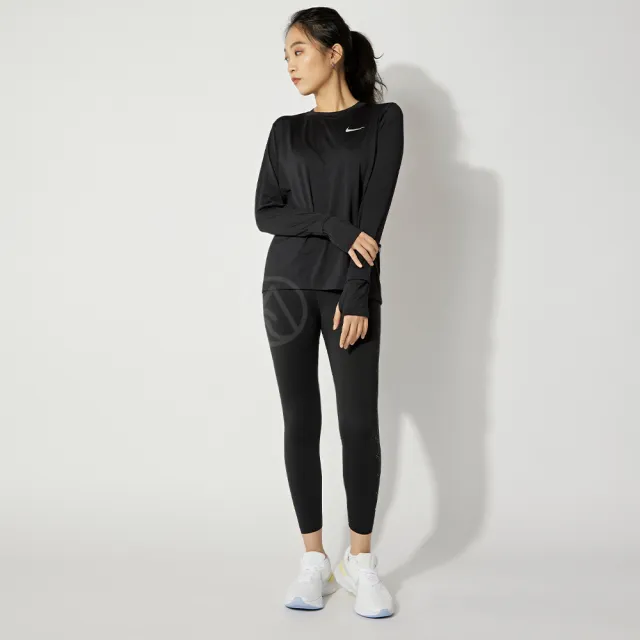 【NIKE 耐吉】AS W ONE LUXE DF MR LC 78 女款 黑色 運動 慢跑 緊身 長褲 DM7259-010