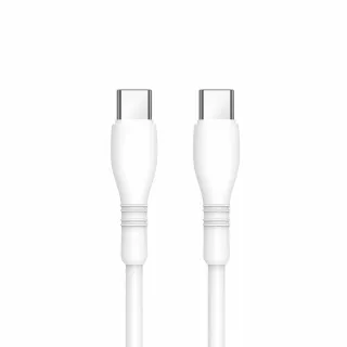【JELLICO】Type-C to Type-C 1M 純白系列PD閃充充電傳輸線(JEC-B9-WTCC)