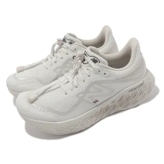 【NEW BALANCE】慢跑鞋 Fresh Foam X 1080 V12 D 女鞋 寬楦 白 銀 厚底 抽繩鞋帶 NB(W1080I12-D)