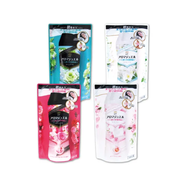 【日本P&G】衣物持久留香長效12週芳香顆粒香香豆415ml/補充包(洗衣精洗衣膠囊球洗衣機平輸品)