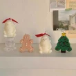 【Warm House Decor 暖和家居】可愛聖誕元素造型蠟燭(薑餅人 聖誕樹 聖誕老人 小蠟燭 交換禮物 節日禮物)