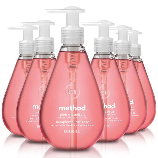 【method 美則】粉紅葡萄柚洗手乳354mlx6(抗菌 洗手 洗手液 香氛)