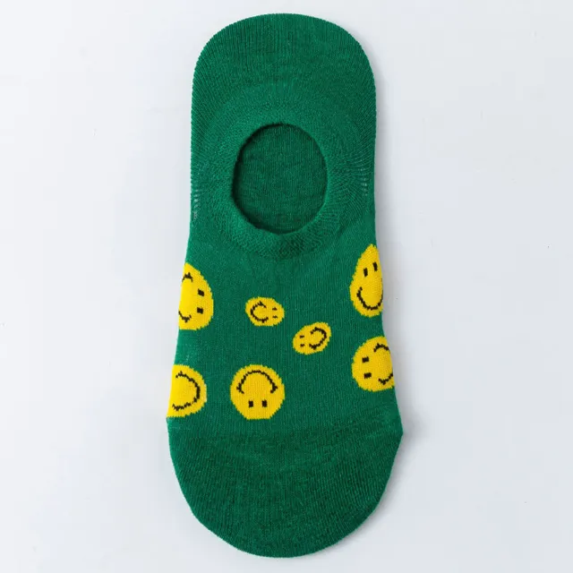 【Socks Form 襪子瘋】SMILEY日系棉質隱形襪(5色)