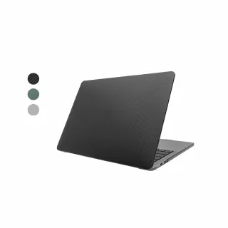 【SwitchEasy 魚骨牌】MacBook Pro 13吋 Touch 刻紋電腦保護殼(支援M1/M2晶片 Pro 13吋)