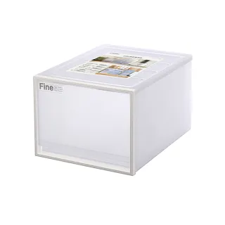 【KEYWAY 聯府】CK109 單抽屜整理箱-深型-2入(MIT台灣製造/抽屜式收納箱/塑膠收納箱/可堆疊收納箱)