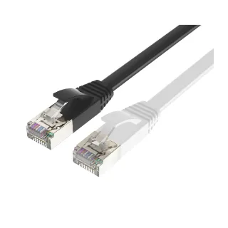 【POLYWELL】CAT6A 高速網路扁線 15M(適合ADSL/MOD/Giga網路交換器/無線路由器)