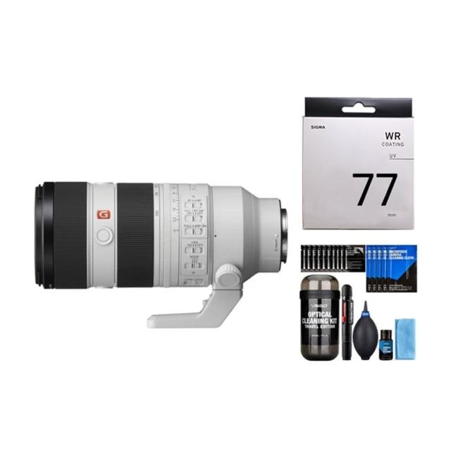 【SONY 索尼】SEL70200GM2 FE 70-200mm F2.8 GM OSS II +SIGMA WR UV頂級保護鏡+DKL-15膠囊清潔(公司貨)