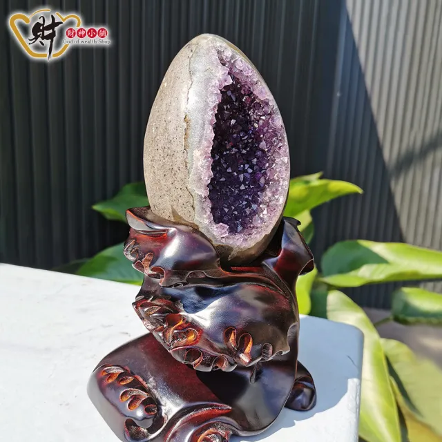 【財神小舖】5A頂級天然烏拉圭紫晶洞 水晶洞 紫水晶 消磁 鎮宅 招財(22.5×13cm1.5KG一物一拍)