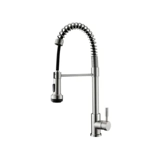 【Deko】不銹鋼廚房伸縮龍頭-無安裝服務(GK58030-1)