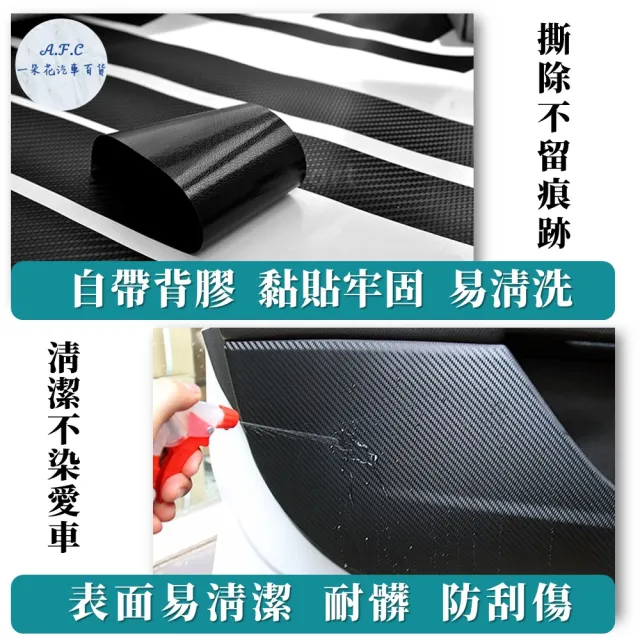 【一朵花汽車百貨】HYUNDAI 現代 ELANTRA 17-21 碳纖維車門防踢貼 防踢貼 車門貼 防水 防髒