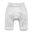 【Purebaby】澳洲有機棉 嬰兒鋪棉褲 2色(新生兒 保暖長褲 有機棉)