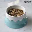 【Nuke 毛核子】陶瓷富士山碗150ml(寵物碗 兩色可選)