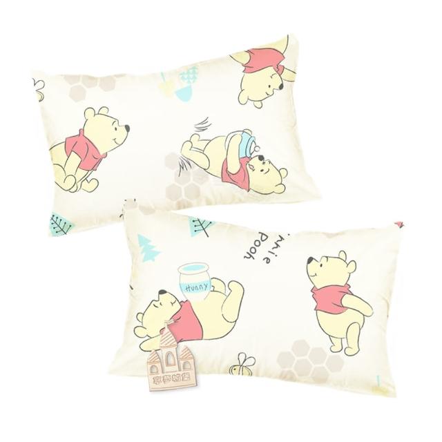【享夢城堡】MIT卡通枕頭63x45cm一入圖案隨機－迪士尼小熊維尼Pooh 蜂蜜探險-米黃 / 正版授權中枕