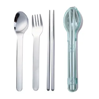 【原家良品】環保餐具組 不鏽鋼餐具 湯匙 筷子 叉子 環保餐具 餐具組(環保餐具 餐具組)
