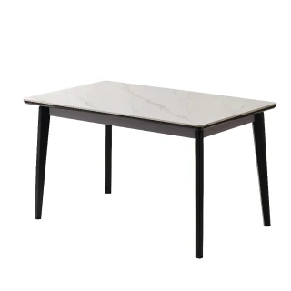 【MUNA 家居】D40型4.3尺雪白岩板餐桌/不含椅(桌子  餐桌)