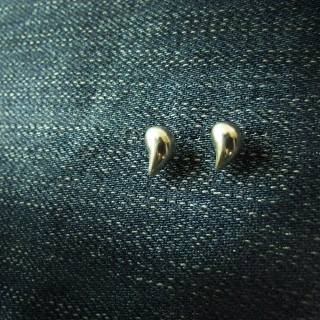 【mittag】comma earrings_逗號耳環(925純銀 耳環 手工製作 逗號)